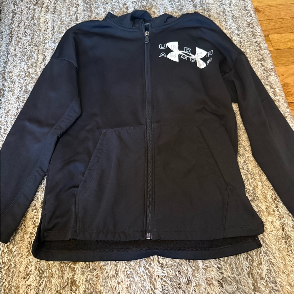 Under Armour Kids Black Full-Zip Jacket
